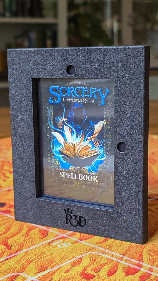 Ascending Trading Card Display Frame for 35pt Top Loaders | PA12 Nylon 3D Printed Card Display