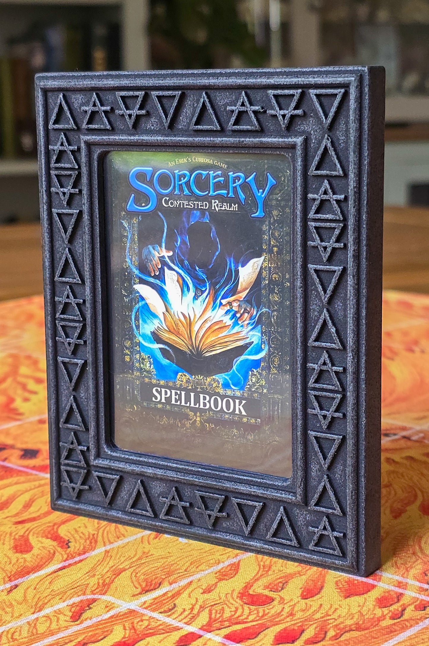 Elemental Trading Card Display Frame for 35pt Top Loaders | PA12 Nylon 3D Printed Card Display