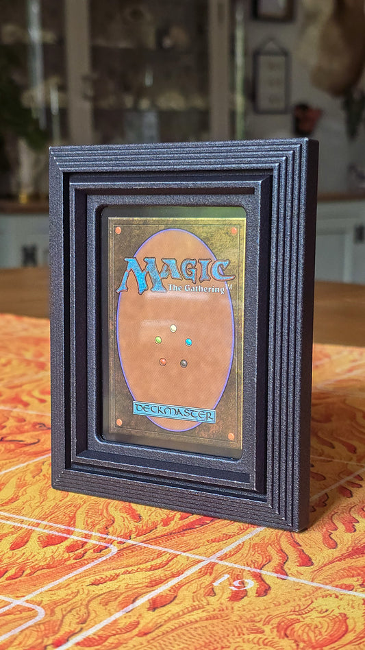 Ascending Trading Card Display Frame for 35pt Top Loaders | PA12 Nylon 3D Printed Card Display